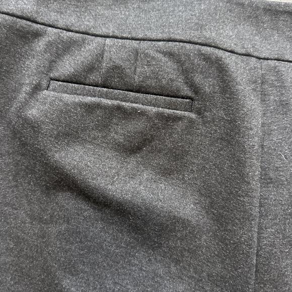 Talbots Signature Dark Gray Pants Size 14W Front Zip Lt-Mid Weight Stretch - Picture 7 of 7
